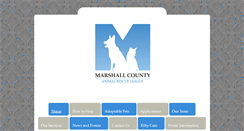 Desktop Screenshot of mcwvanimalshelter.com